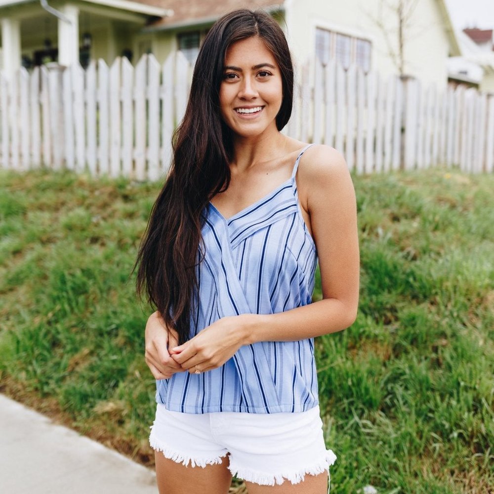 Business Casual Striped Tank NWT